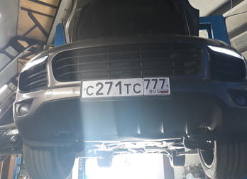 Плановое ТО Porsche Cayenne  958 в автотехцентре Mercedes-Benz plus